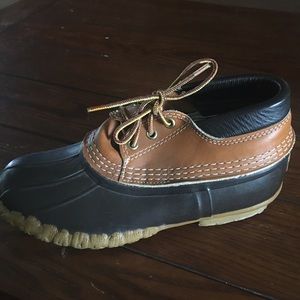 LL Bean Rubber Moc Rain Boots